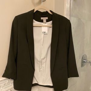 Forest green blazer - H&M - Small